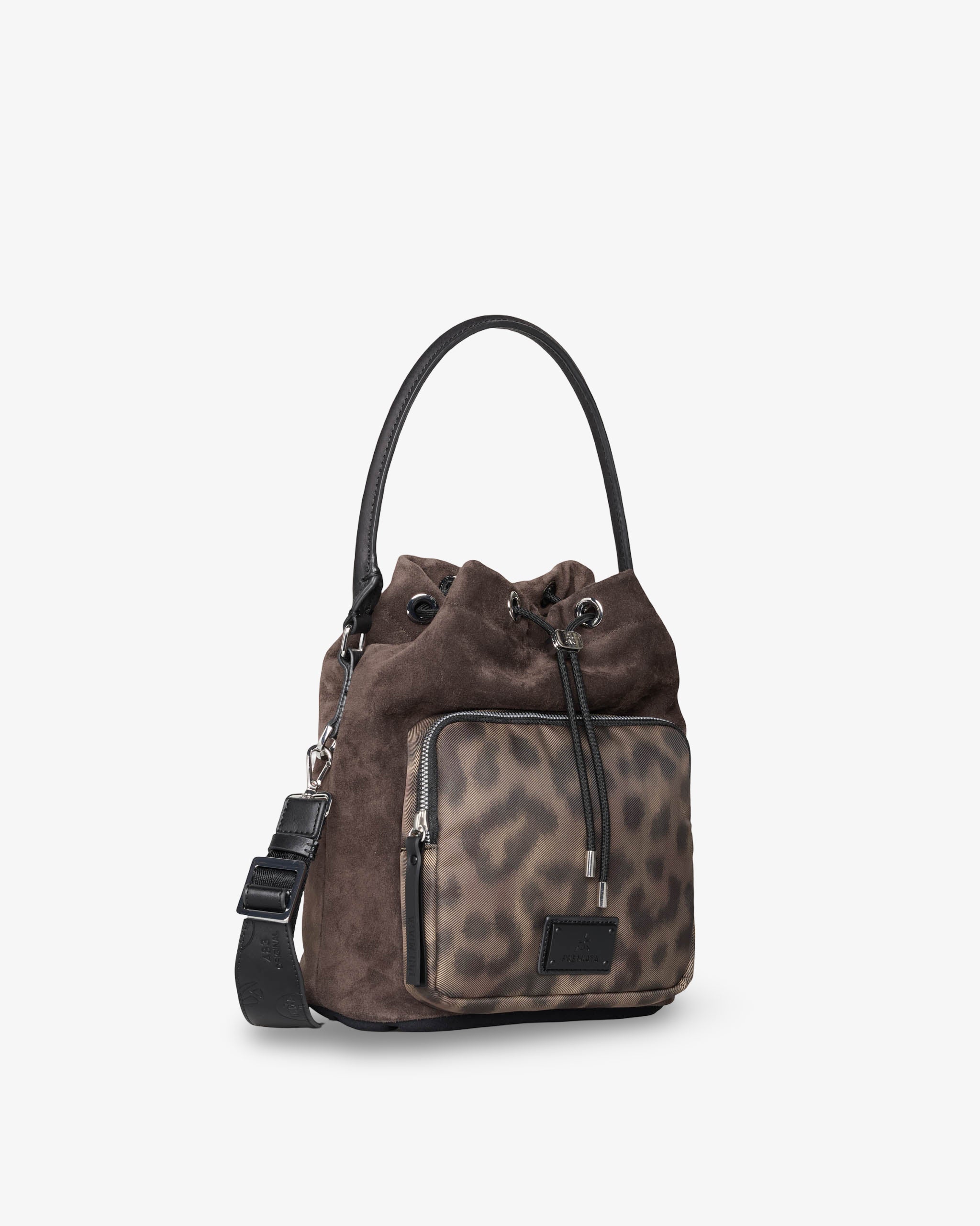 premiata-mia-2183s-beuteltasche-damen-braun-animalier image 3