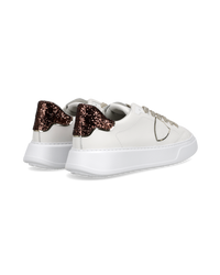 philippe-model-temple-damen-sneaker-wei-braun-pailletten image 2