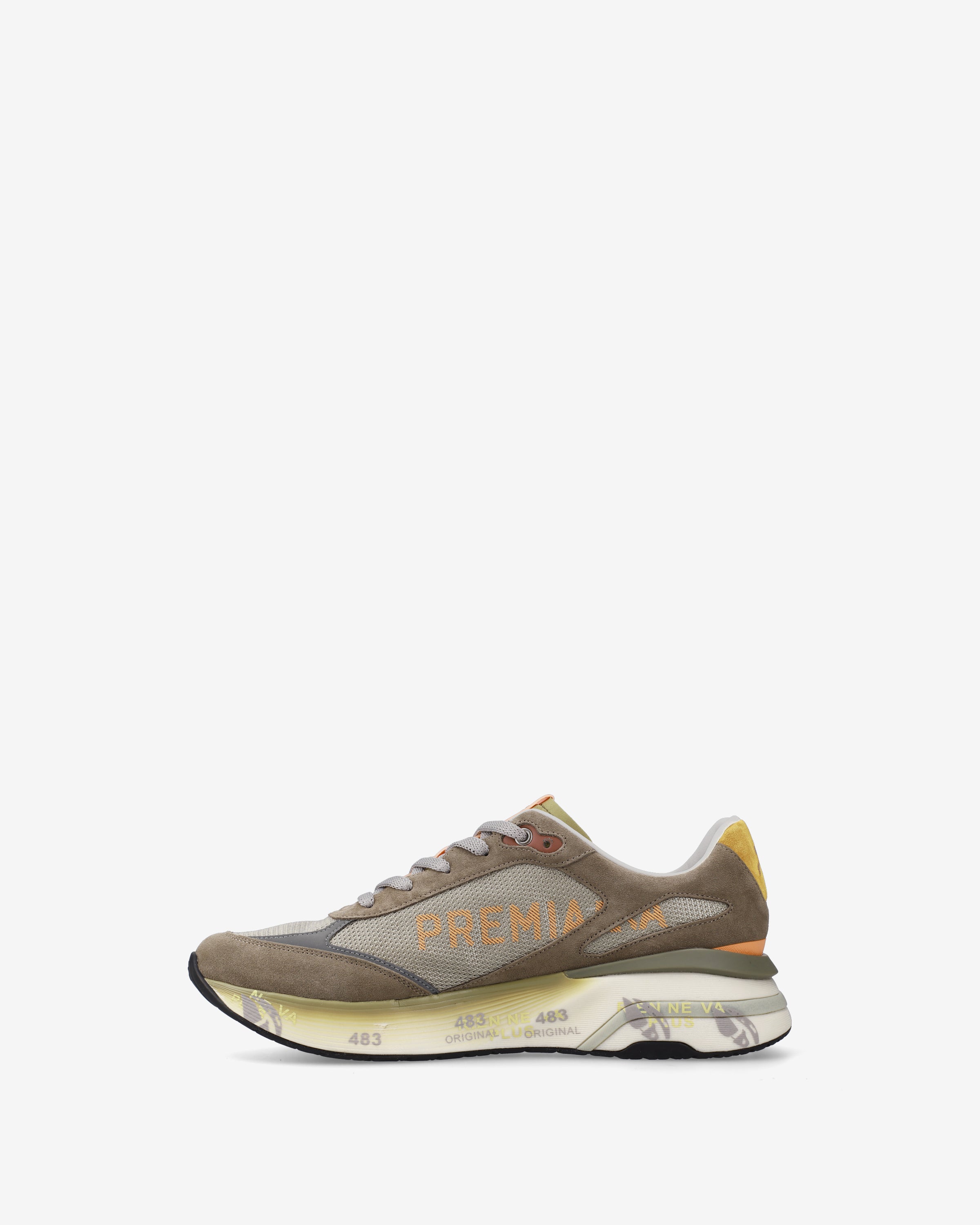 premiata-moerun-7871-sneaker-herren-tortora-multicolor image 3