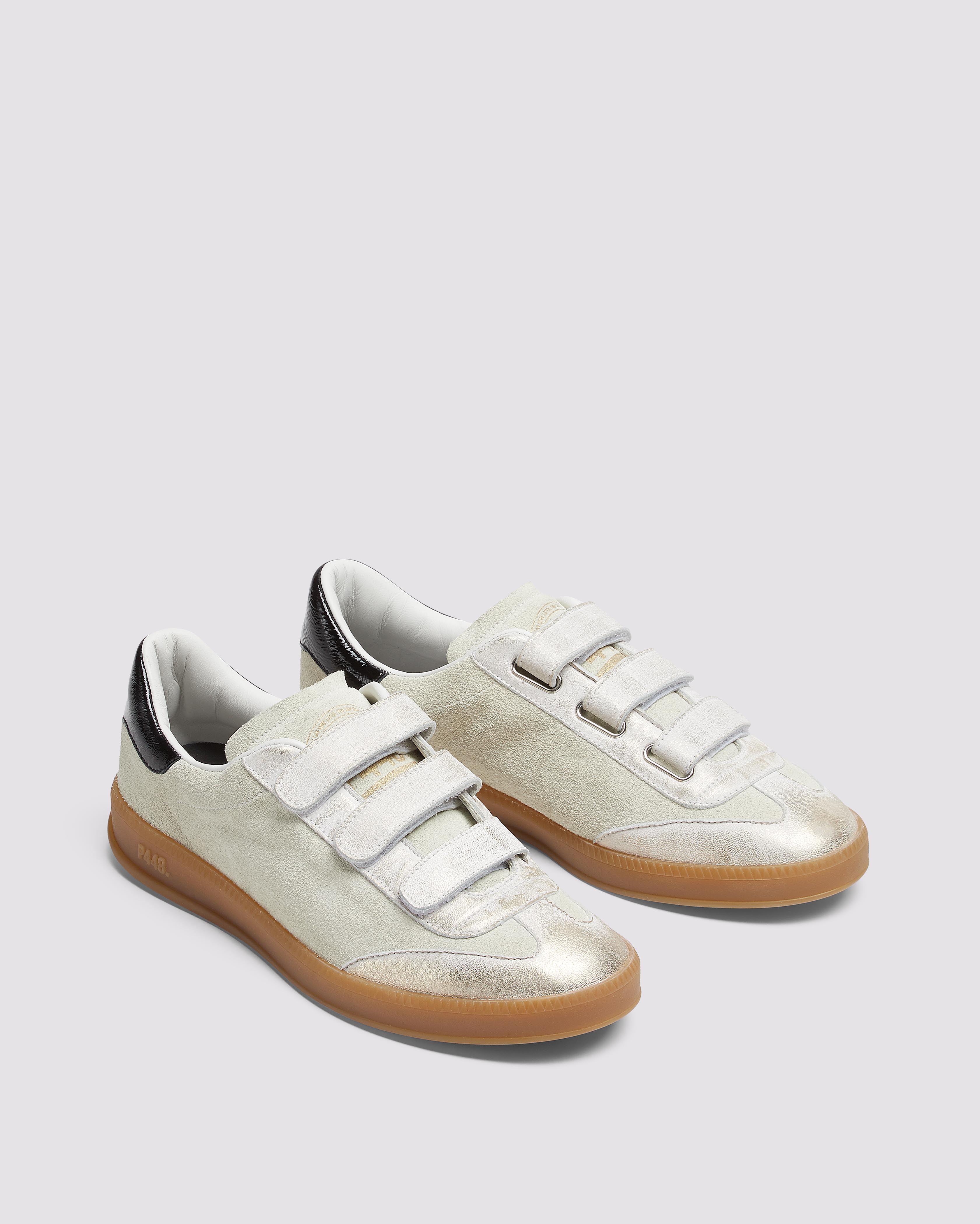 p448-capri-cream-low-top-premium-sneaker-damen image 3
