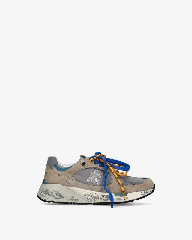 premiata-mased-8520l-sneaker-damen-beige-grau image 1