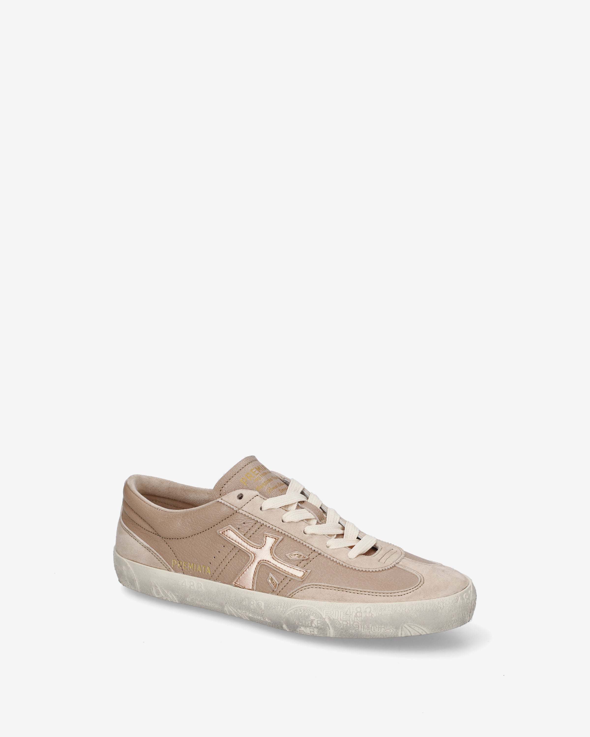 premiata-davidd-8605-sneaker-damen-beige image 4