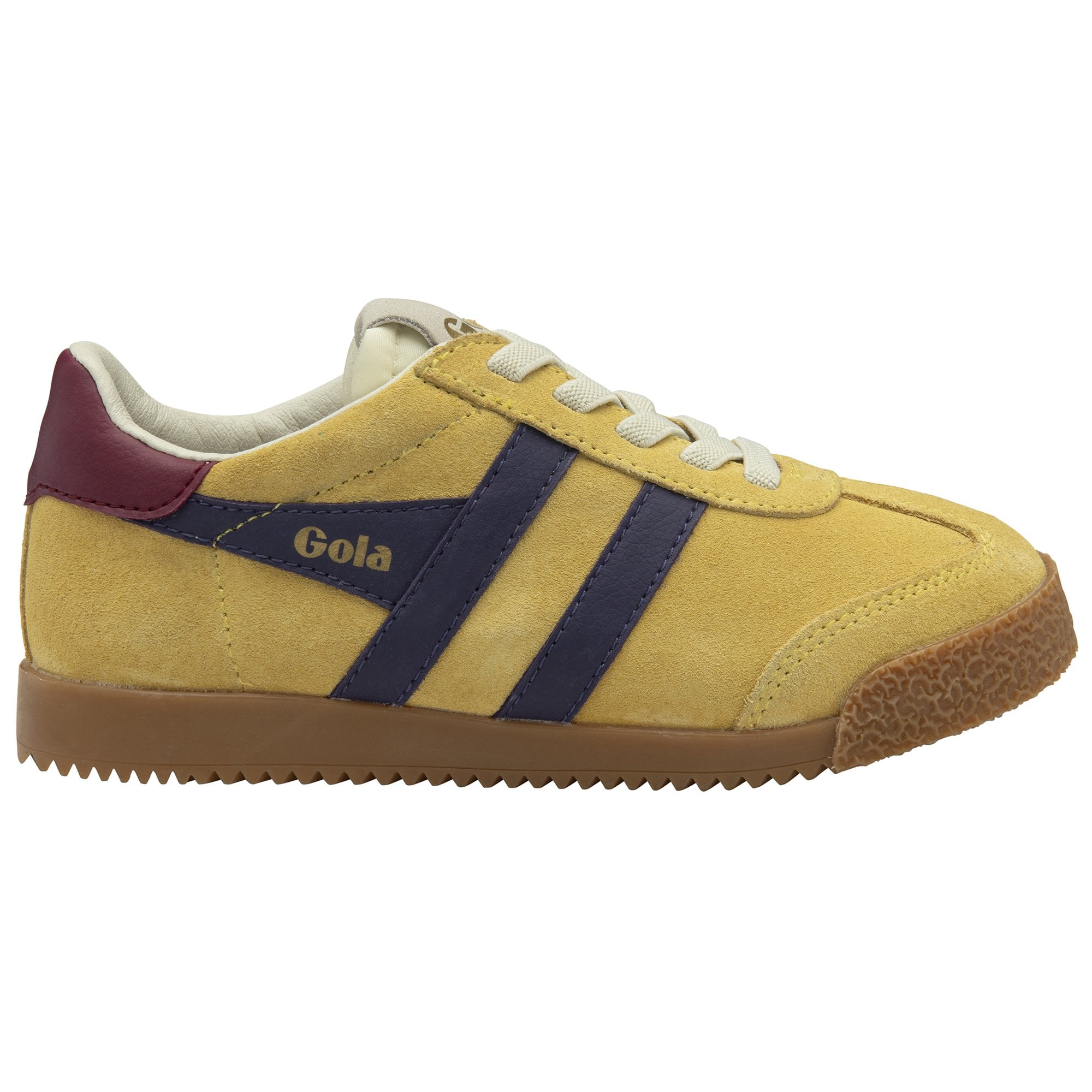 gola-elan-sneaker-f-r-kinder-pollengelb-wildleder-pink image 1