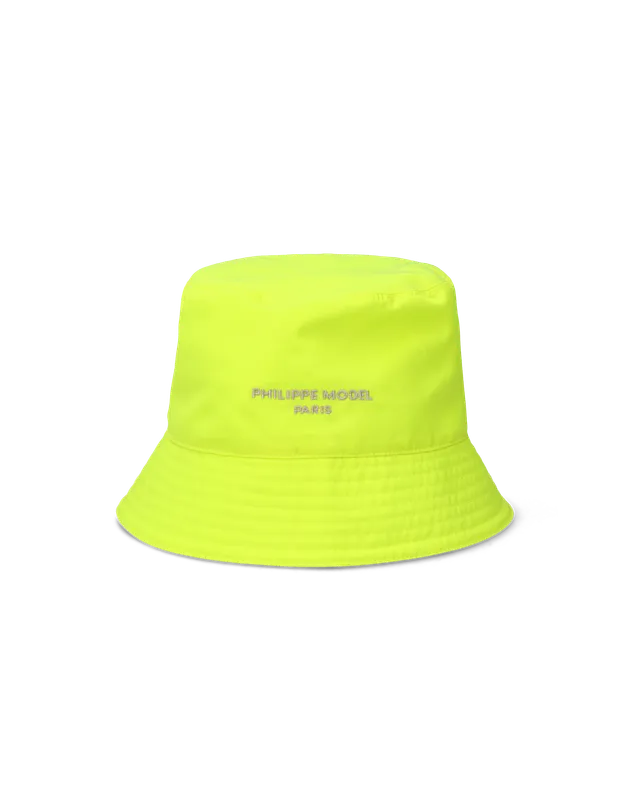 philippe-model-herren-bucket-hut-nylon-gelb-fluo image 1