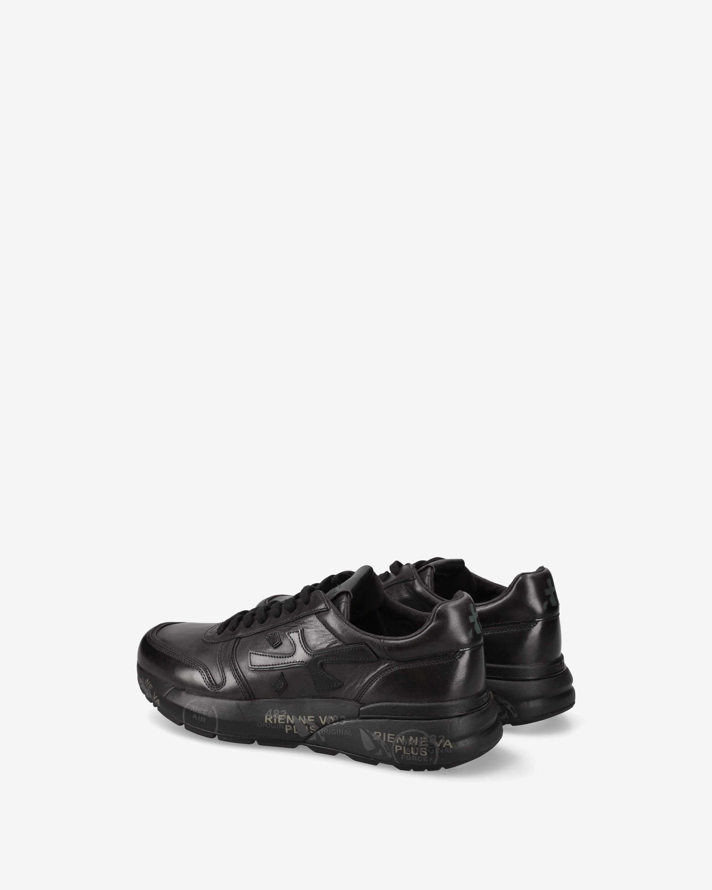 premiata-mick-1453n-sneaker-herren-schwarz-3-cm-sohle image 5