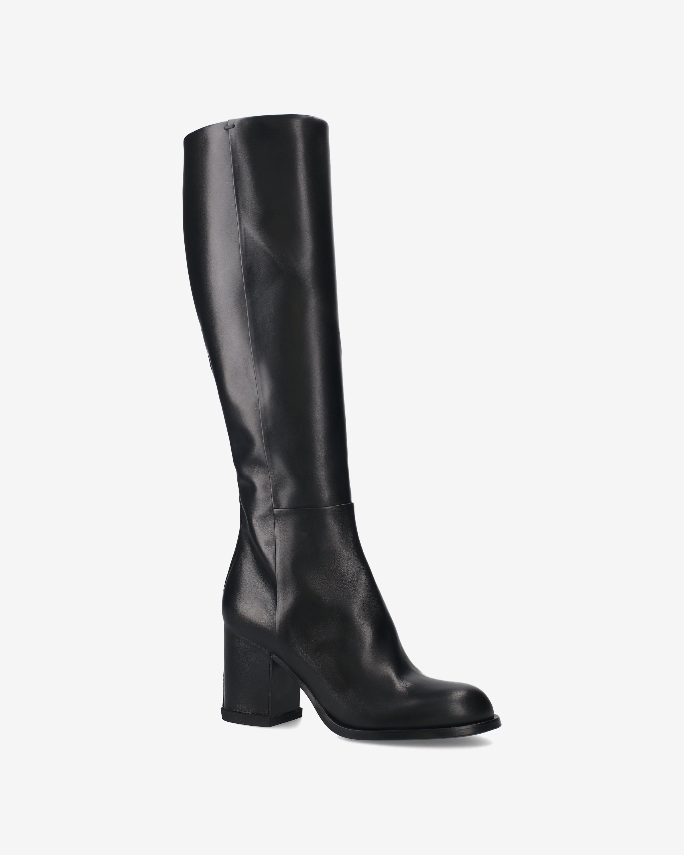 premiata-stivaletti-damen-schwarz-leder-80mm image 4