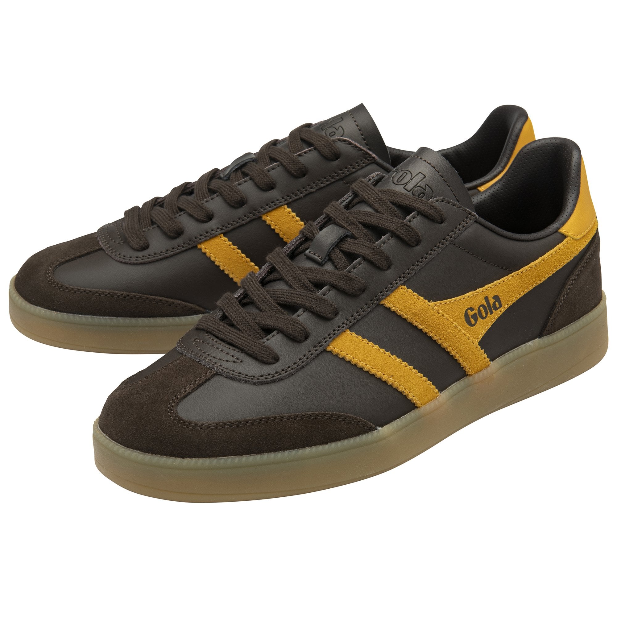 gola-viper-leather-herren-sneaker-dunkelbraun image 3