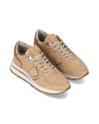 philippe-model-tropez-haute-damen-sneaker-beige-metallic image 5