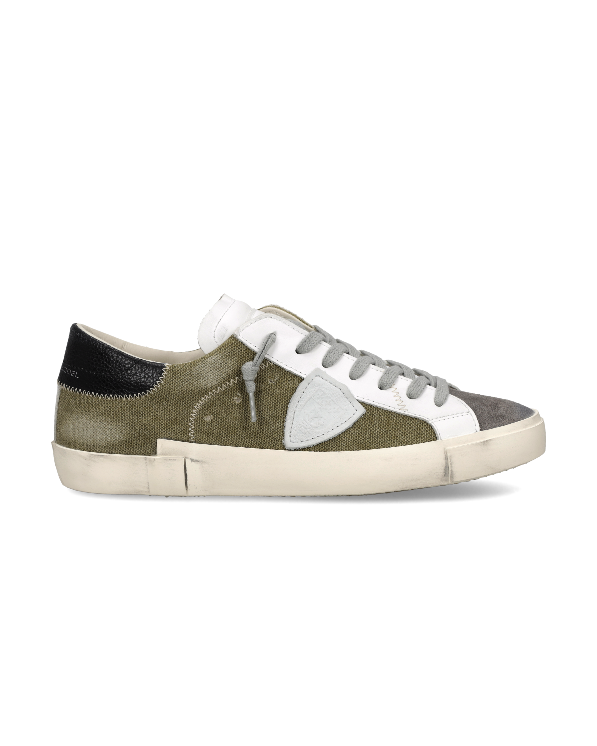 philippe-model-prsx-herren-sneaker-milit-rgr-n-grau image 1