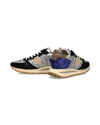 philippe-model-tropez-haute-damen-sneaker-schwarz-bluette-silber image 4