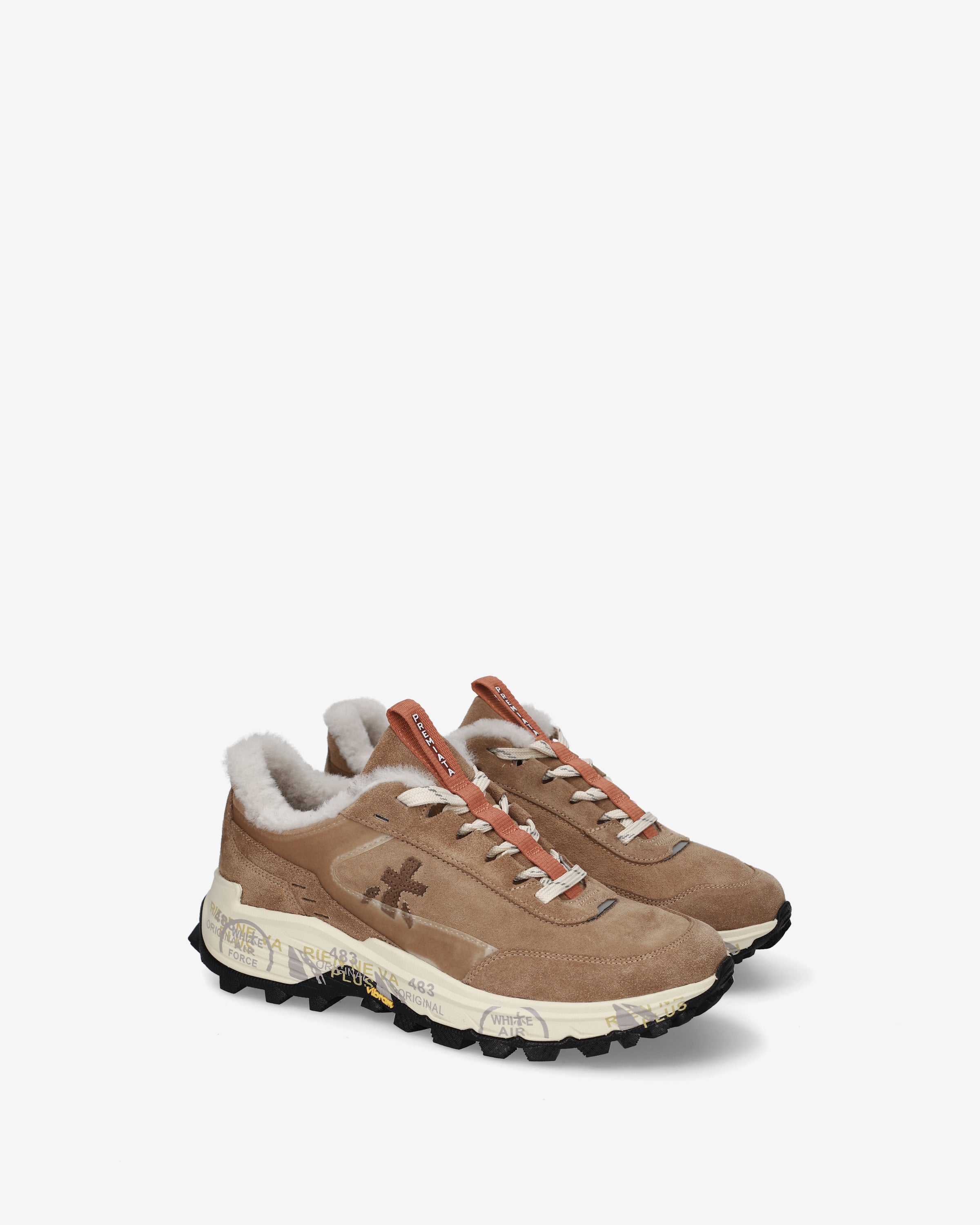 premiata-devind-506m-damen-sneaker-beige-shearling-vibram image 2