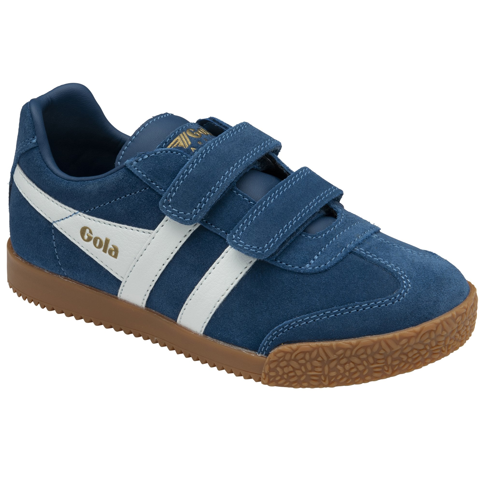 gola-harrier-strap-trainer-kinder-sneaker-wildleder-klettverschluss image 2