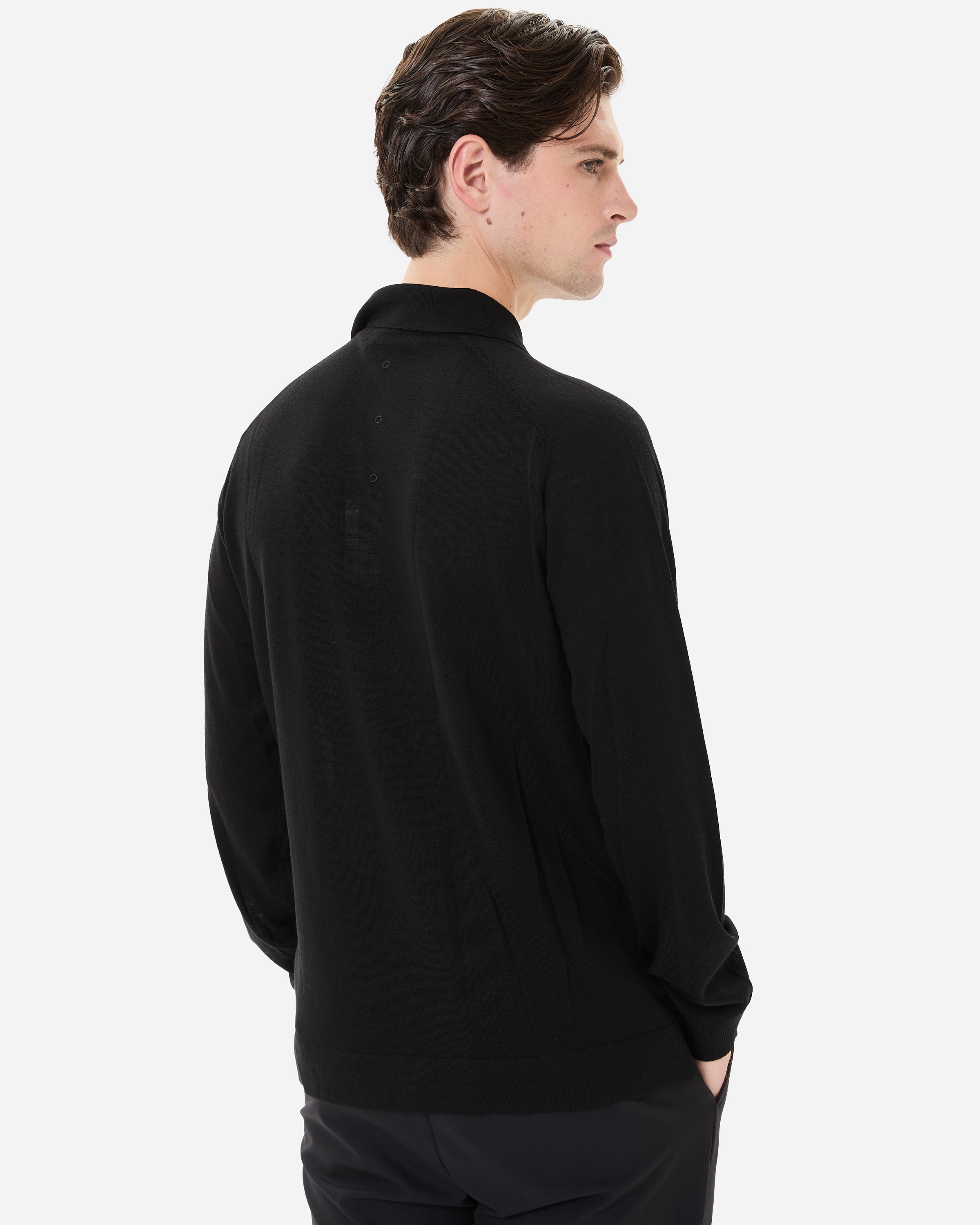 premiata-polo-knit-black-herren-strickpolo image 6