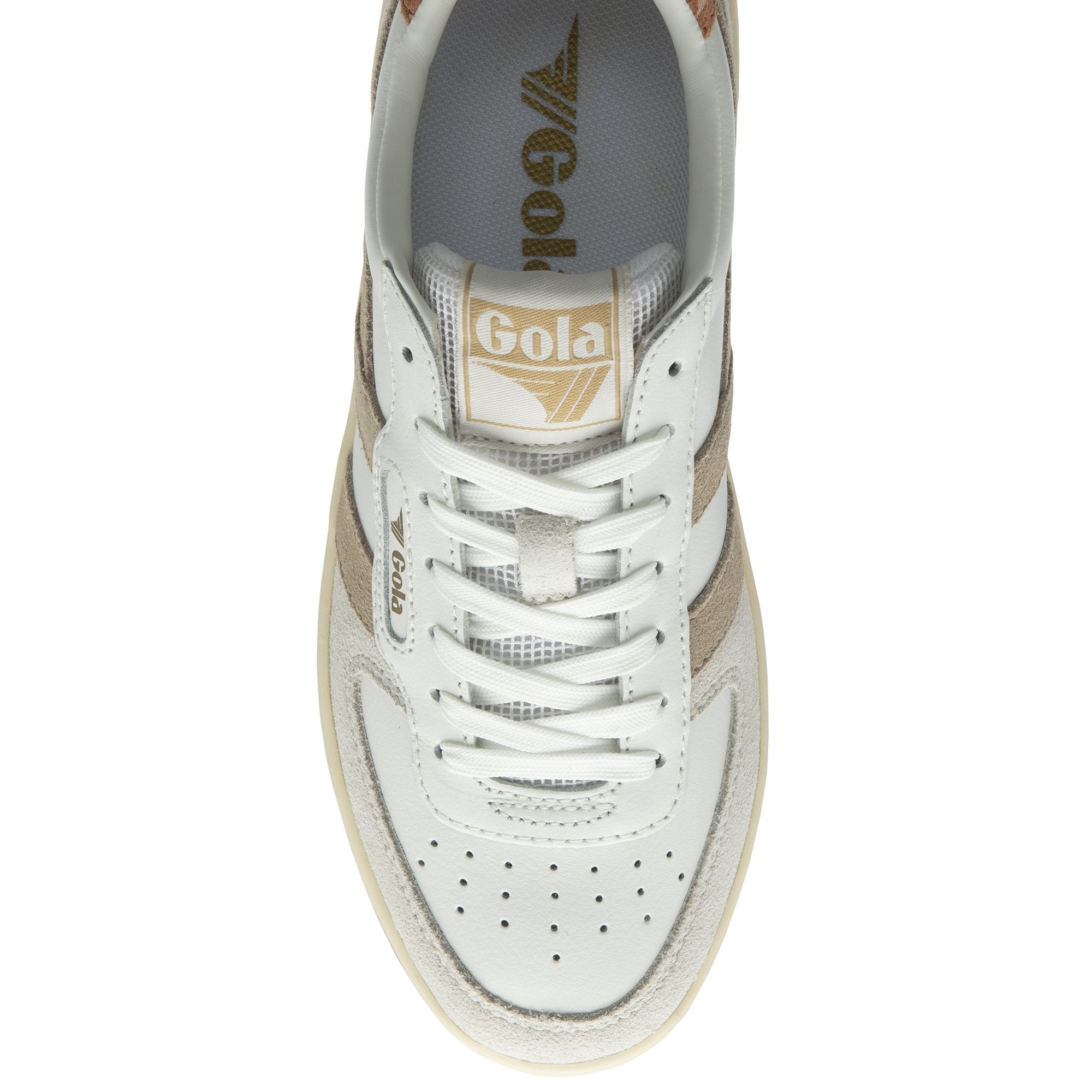 gola-hawk-damen-sneaker-court-wei-beige-terrakotta image 5