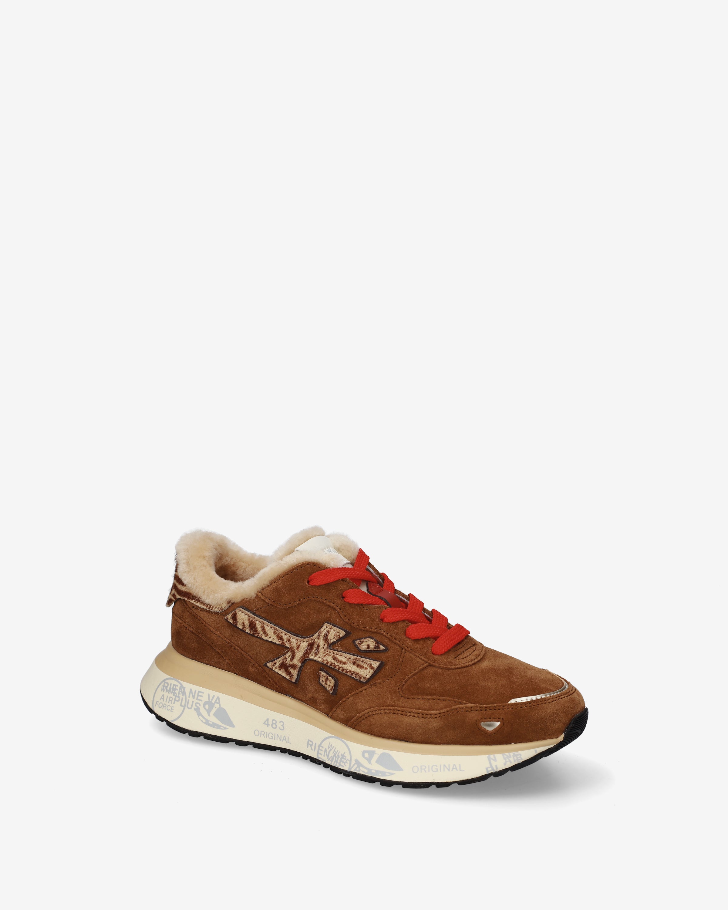 premiata-lauryn-8532m-sneaker-damen-braun-suede-cavallino image 4