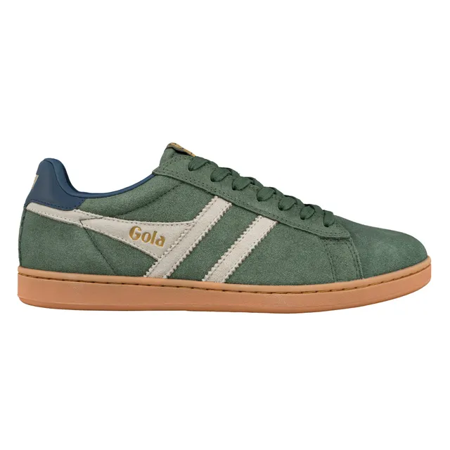 gola-equipe-ii-wildleder-herren-turnschuhe-dunkelkhaki-navy image 1