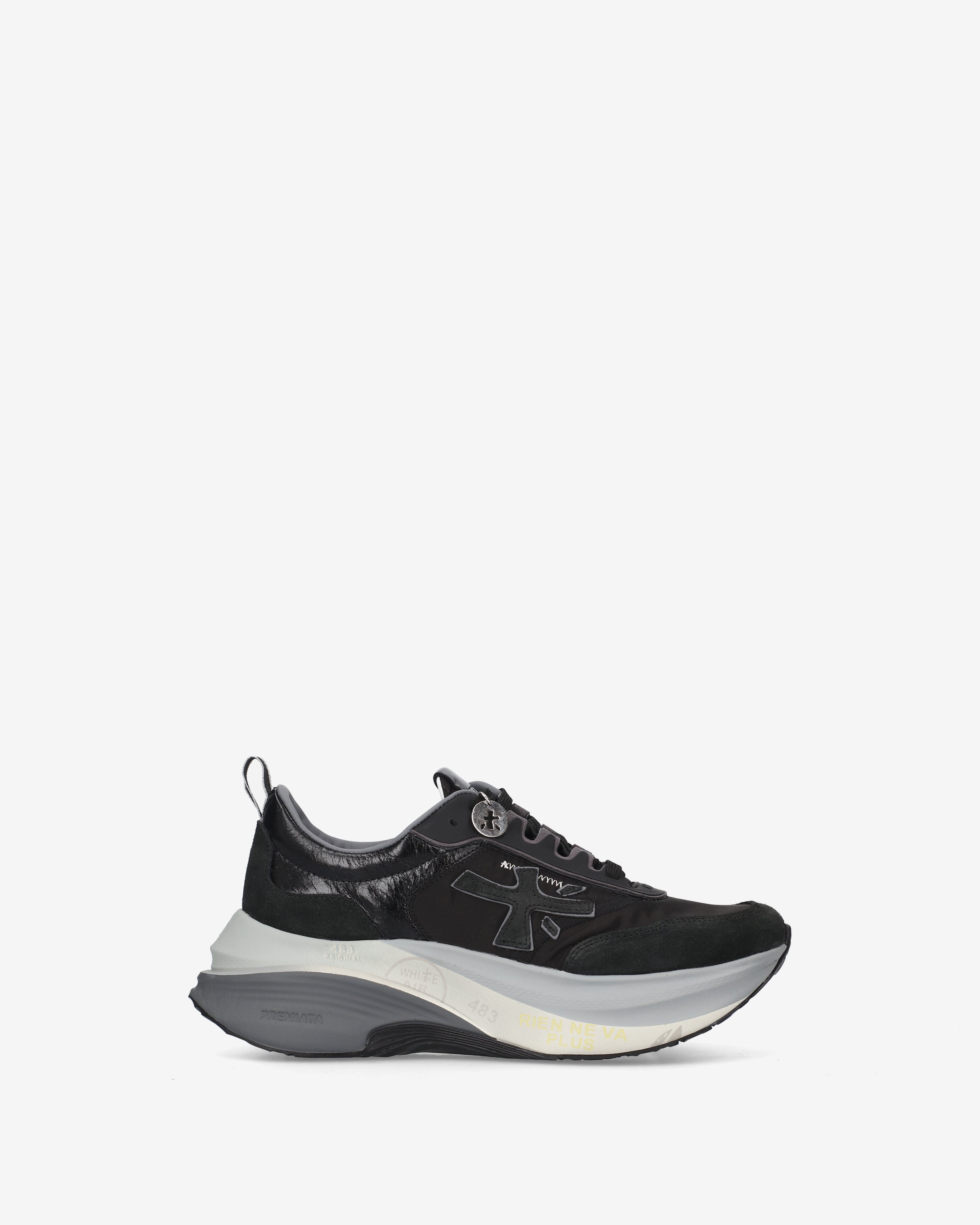 premiata-hill-8524-damen-sneaker-schwarz image 1
