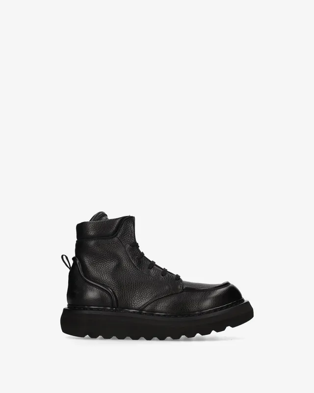 premiata-stivaletti-stringati-herren-boots-vitello-schwarz-goodyear image 1