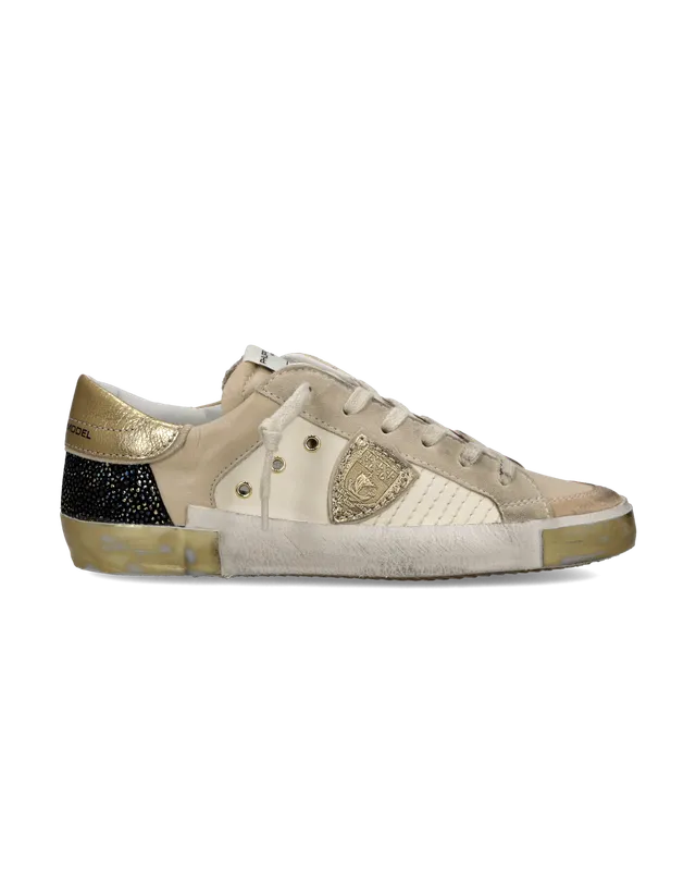 philippe-model-prsx-sneaker-damen-sand-gold image 1