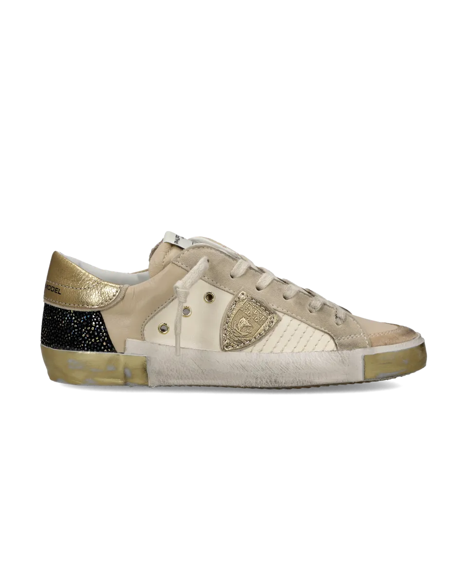 philippe-model-prsx-sneaker-damen-sand-gold image 1