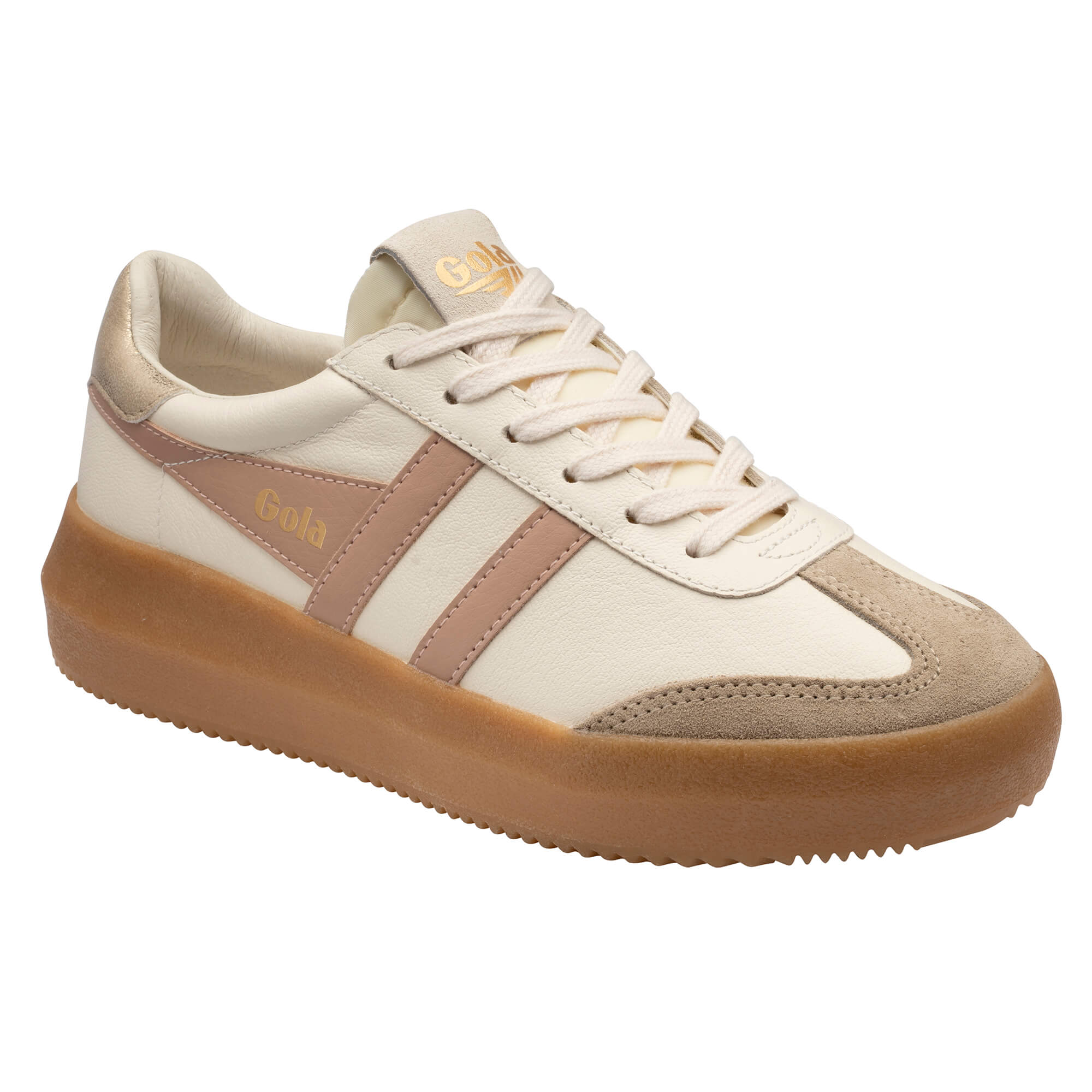 gola-athena-leder-sneaker-f-r-damen-off-white-bone image 2