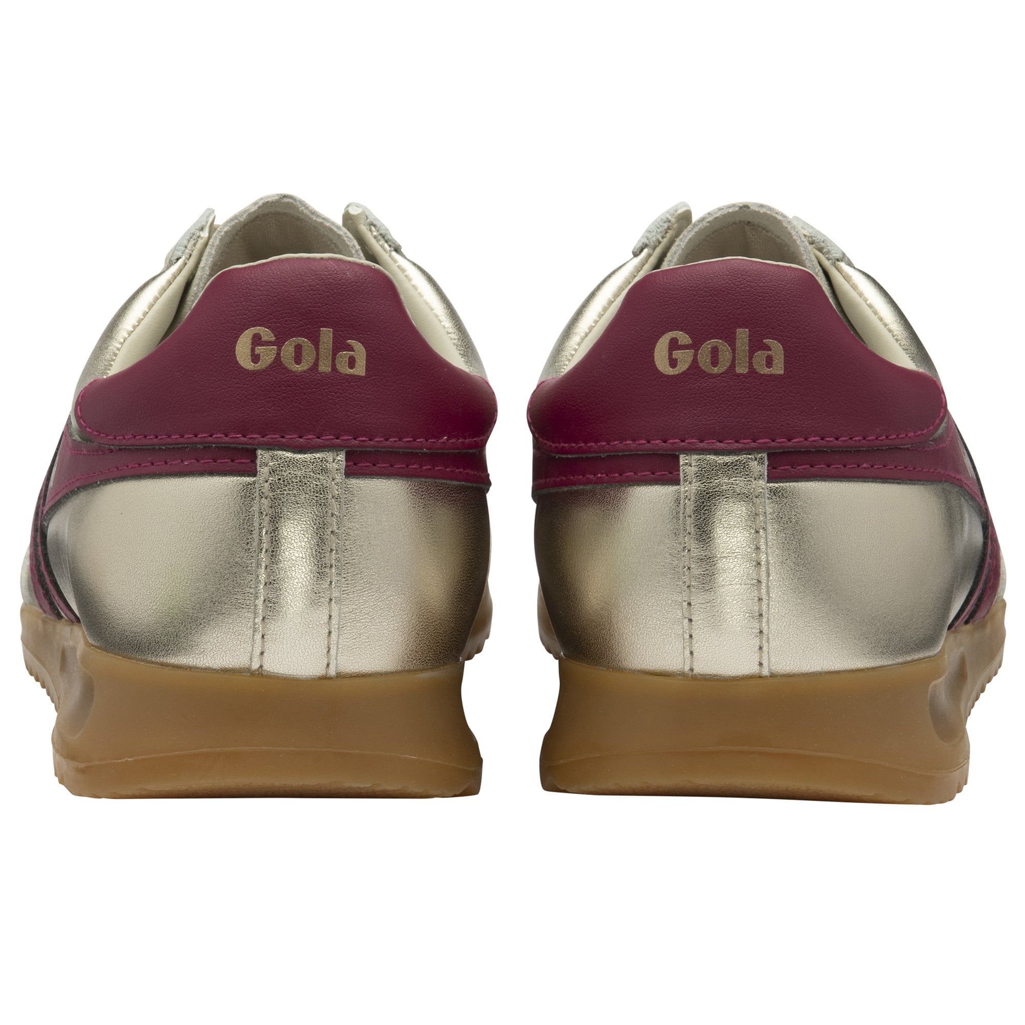 gola-torpedo-glimmer-sneaker-f-r-damen-metallic-gold-mit-kirschrot image 4
