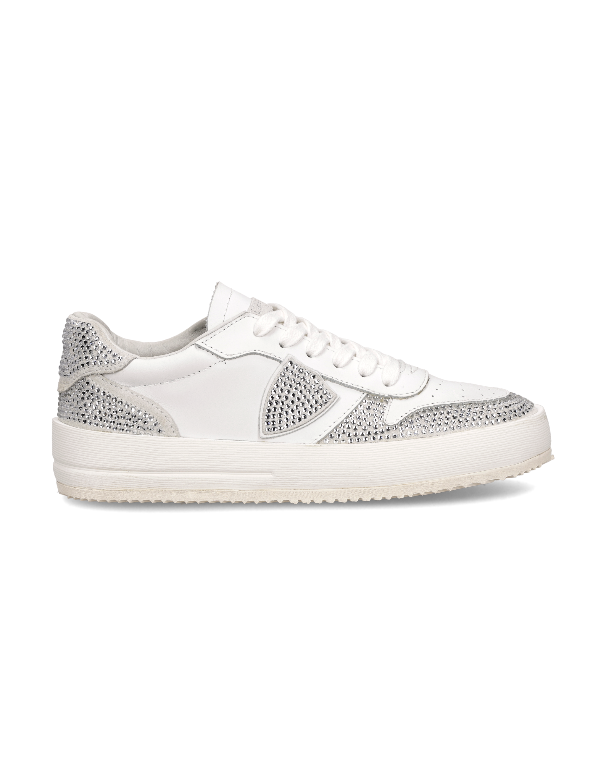 philippe-model-nice-sneaker-damen-wei-mit-steinen image 1