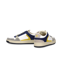 philippe-model-la-grande-nice-sneaker-herren-wei-blau-gelb image 4