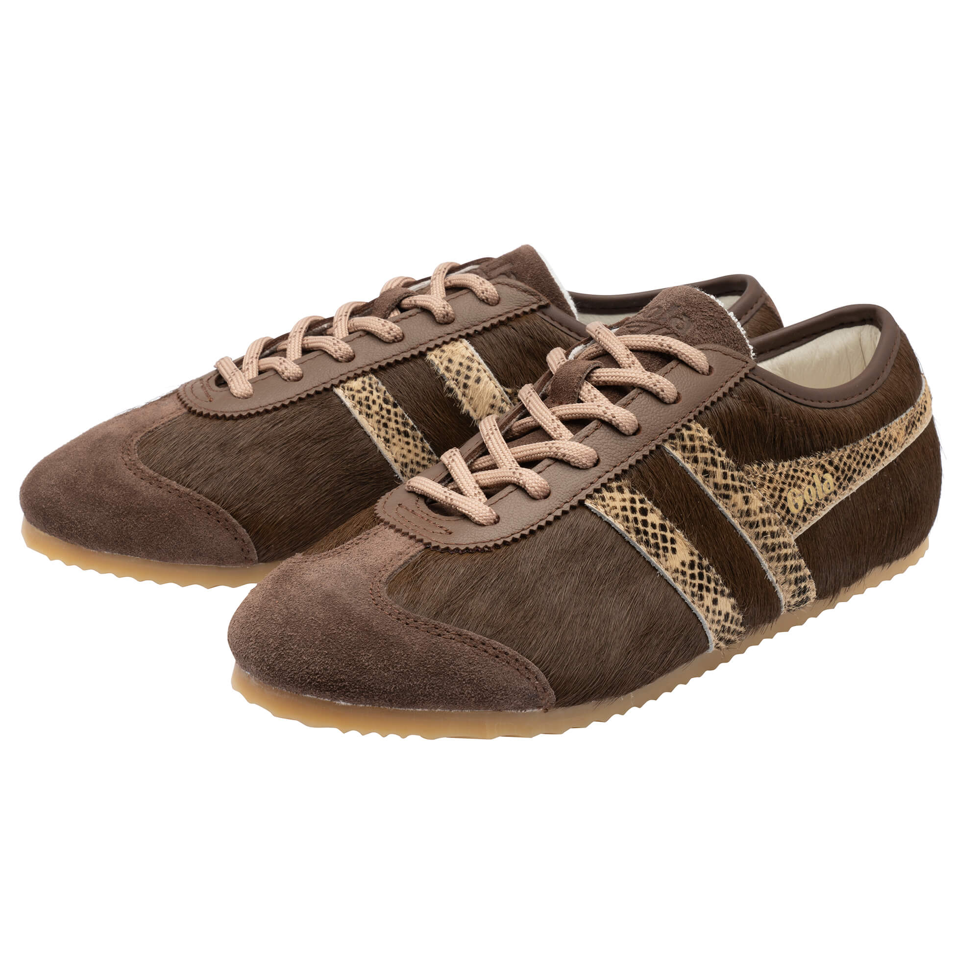 gola-cleora-luxe-damensneaker-root-brown-snake-gum-sohle image 3