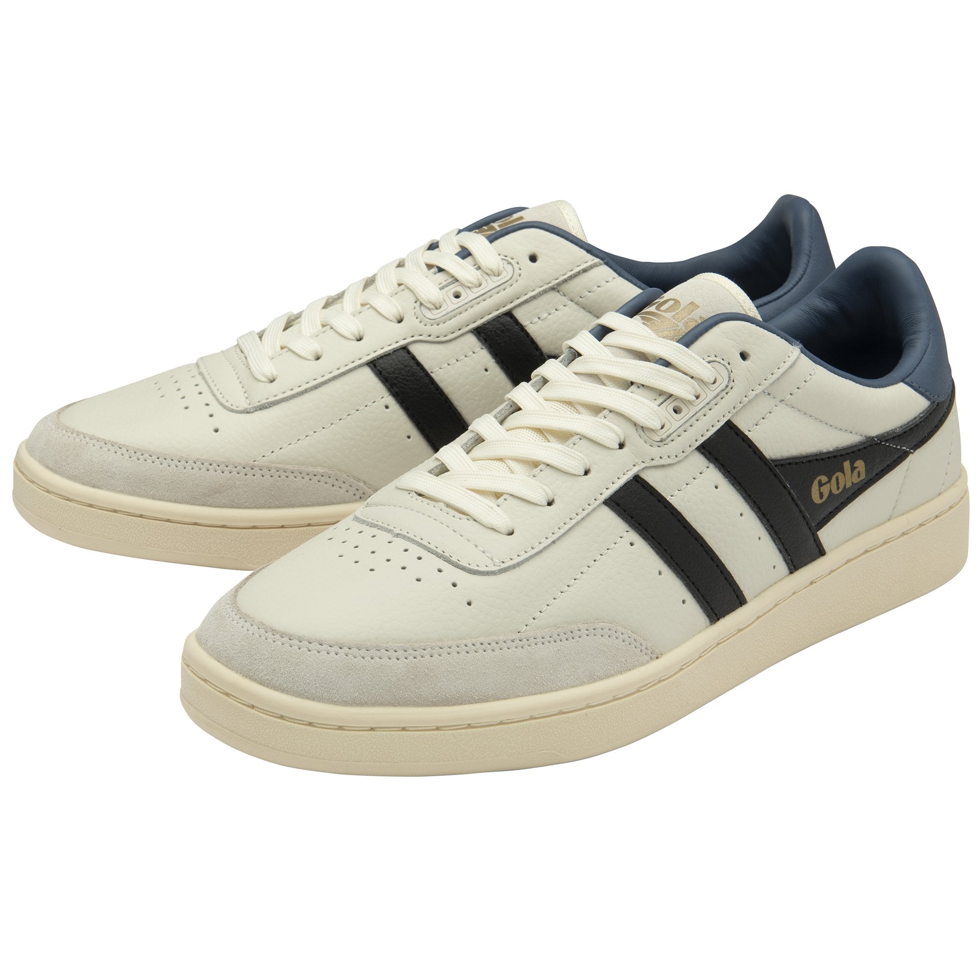 gola-contact-leather-herren-sneaker-wei-schwarz-cupsohle image 3