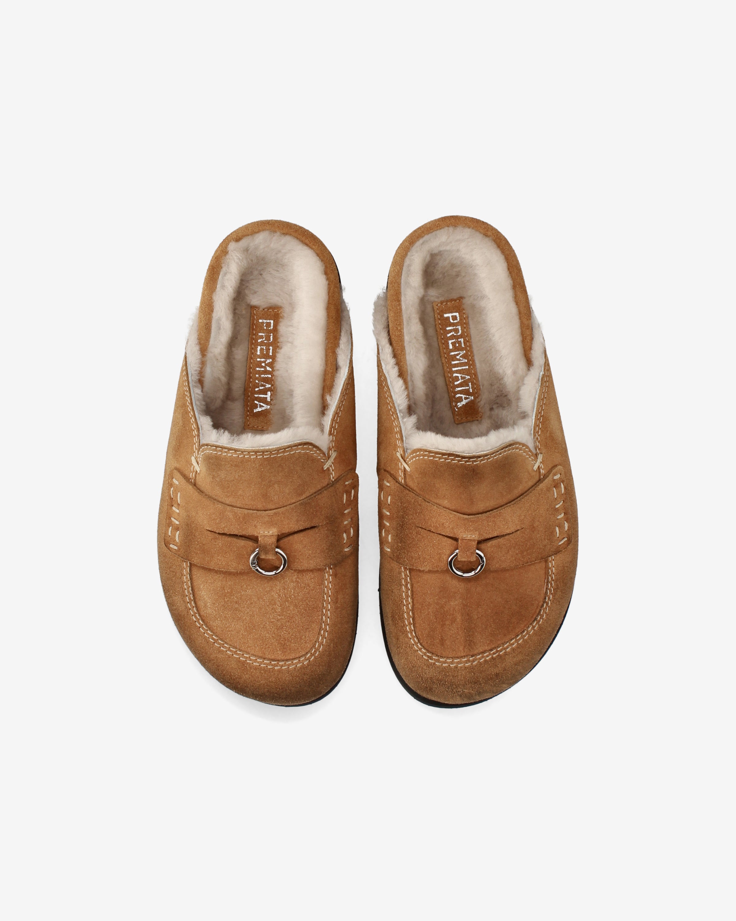 premiata-mules-shearling-damen-tan-crosta image 6