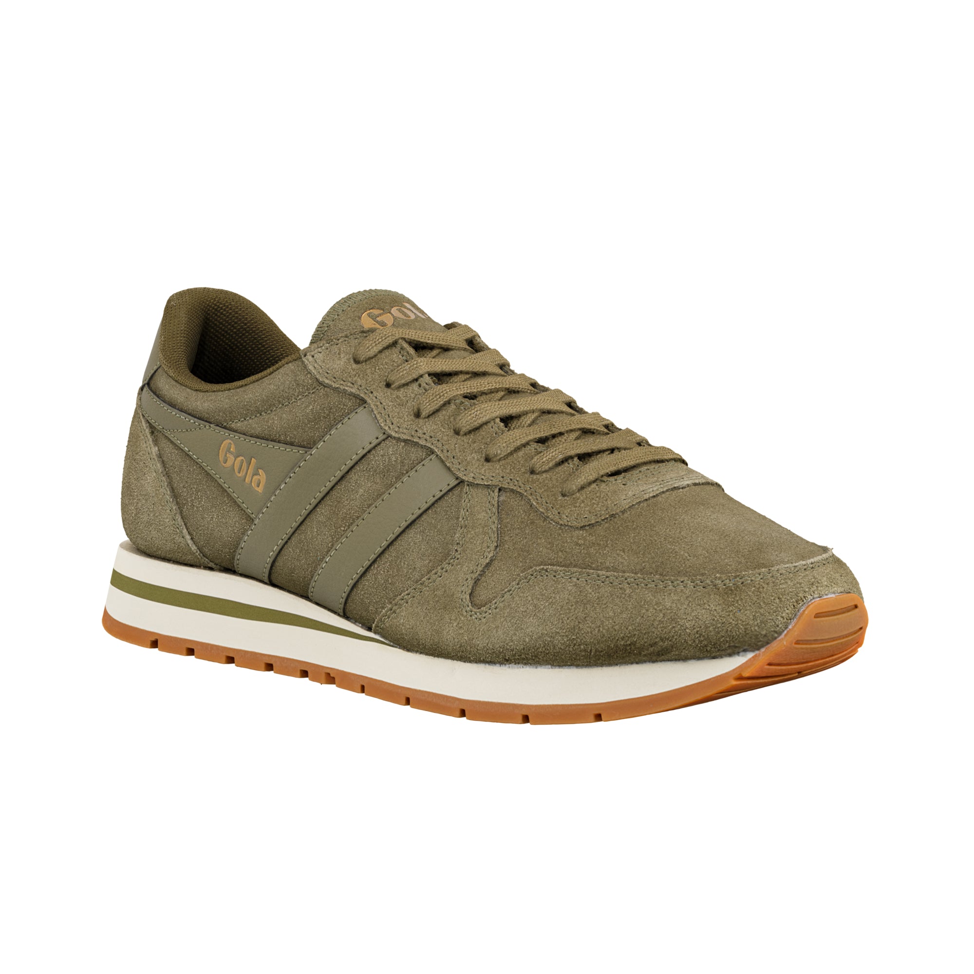 gola-daytona-suede-herren-sneaker-aus-wildleder-in-khaki image 2