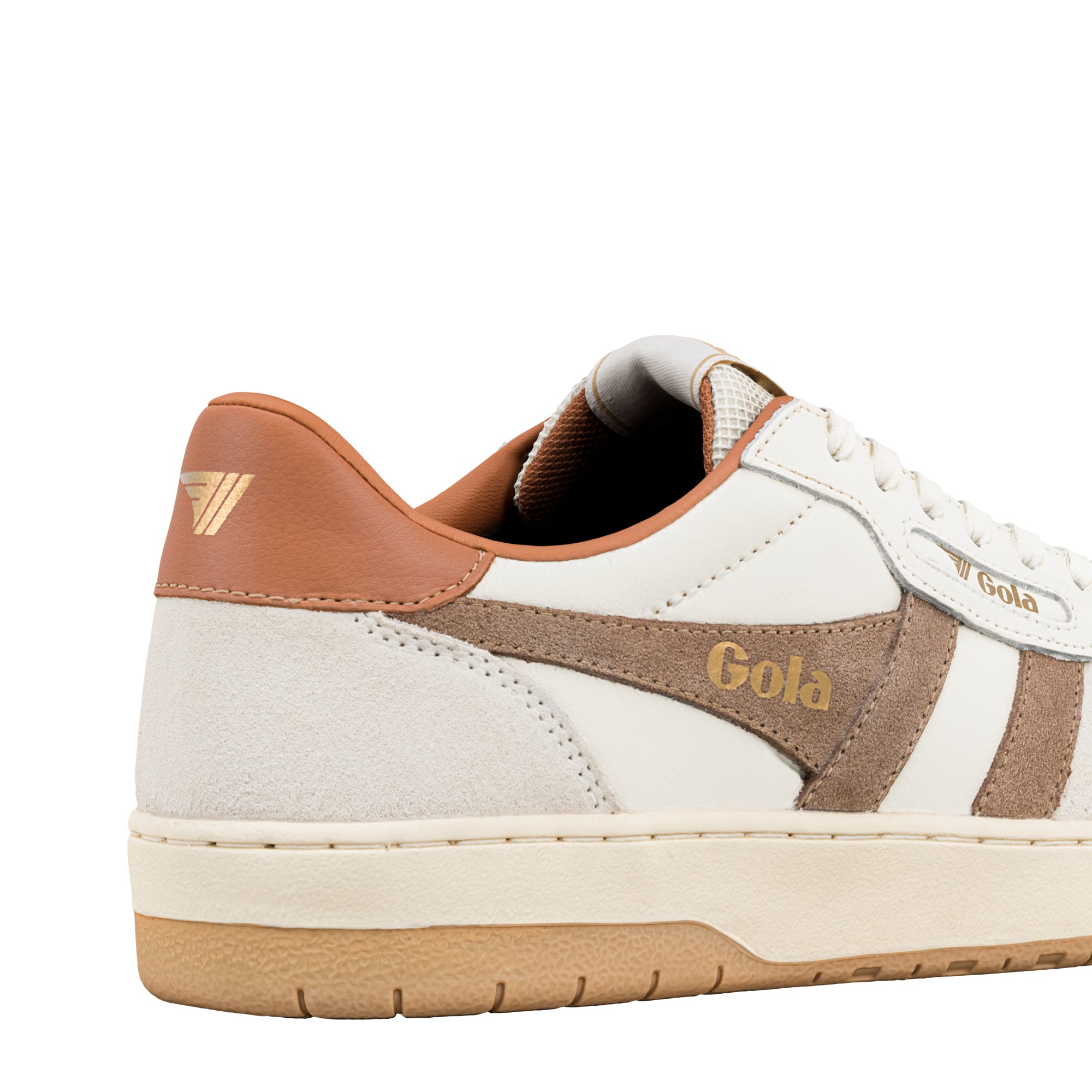 gola-hawk-herren-sneaker-leder-tennistrainer-in-off-white-otter-umber-mit-zweifa image 6