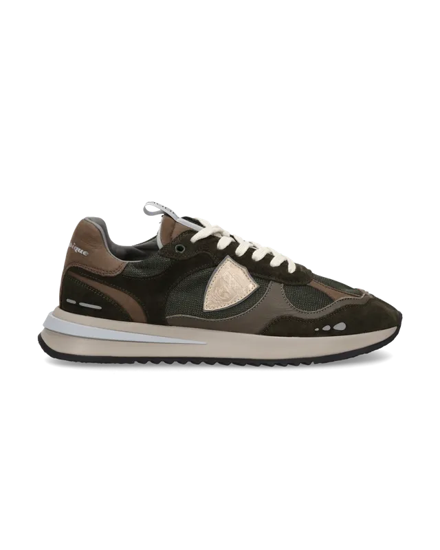 philippe-model-olympique-herren-sneaker-milit-rgr-n-braun image 1
