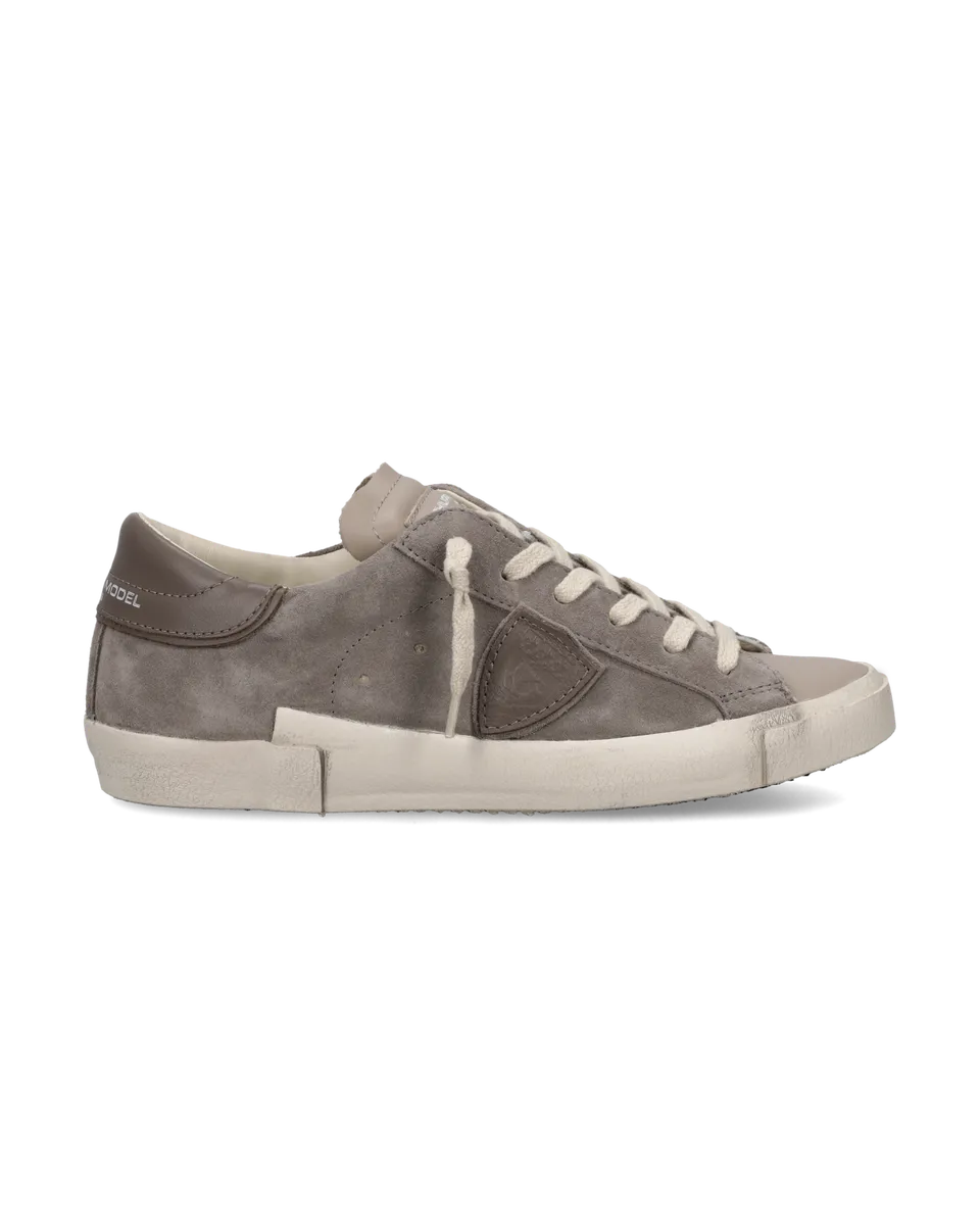 philippe-model-prsx-damen-sneaker-taupe-grau-schlamm image 1