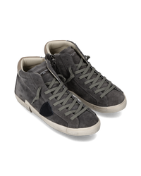 philippe-model-prsx-high-herren-sneaker-grau-taupe-schlamm image 4