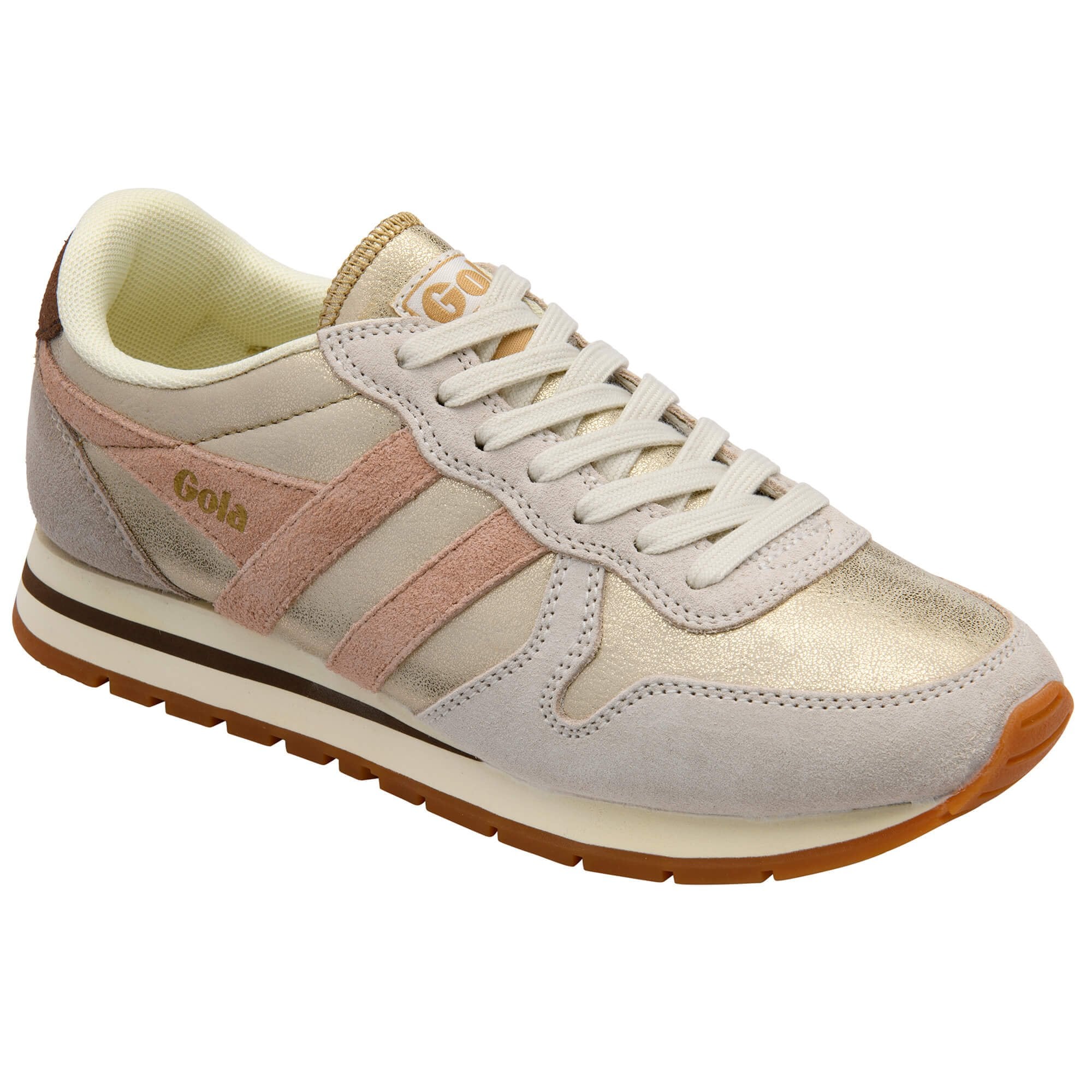 gola-daytona-blaze-sneaker-f-r-damen-gold-cameo-retro-runner image 2