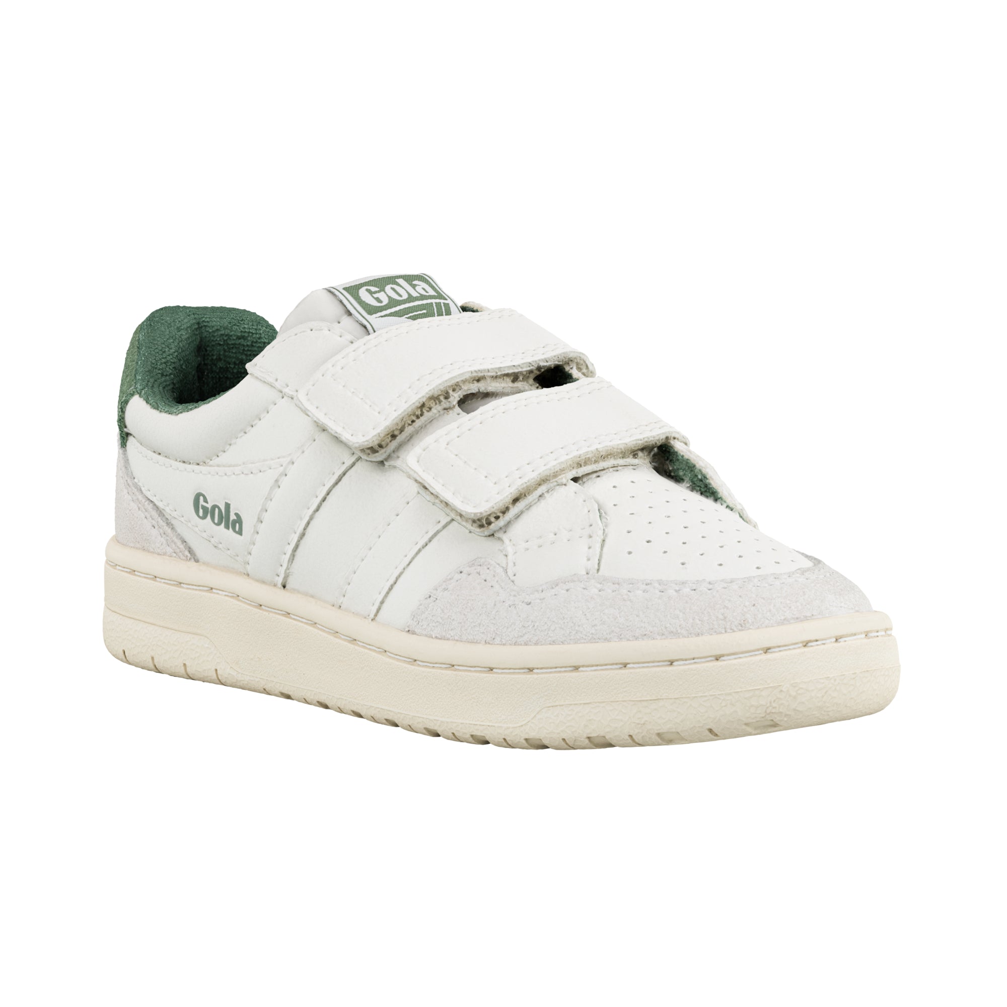 gola-eagle-strap-kinder-klett-sneaker-off-white-gr-n image 2