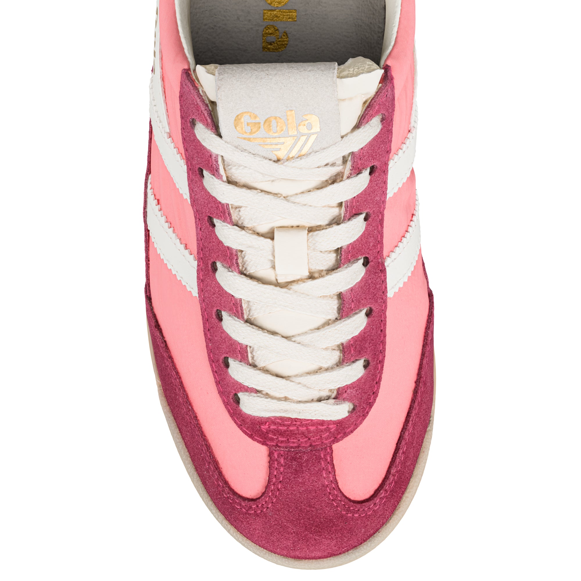 gola-firefly-damen-sneaker-kaugummirosa-kirschrot-off-white image 4