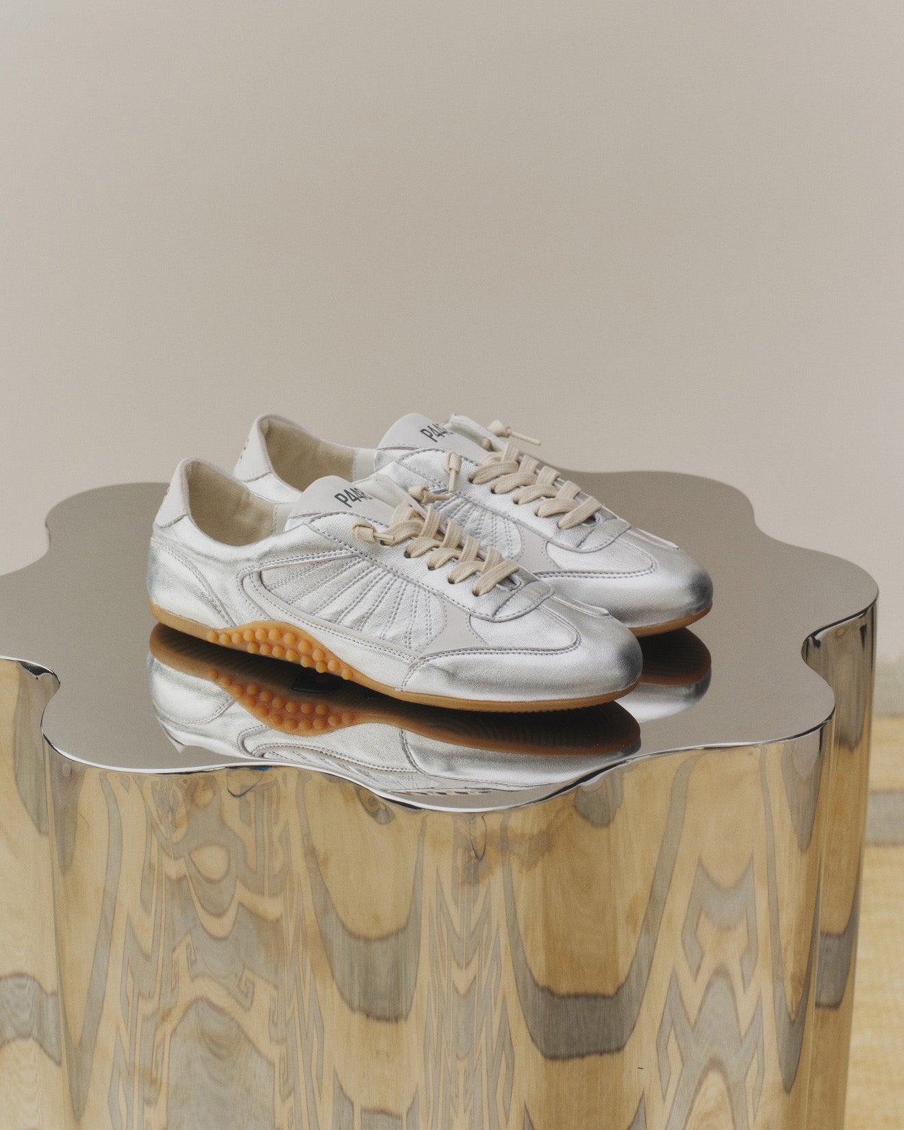 p448-lisbon-silver-damen-sneaker-retro-soccer image 2