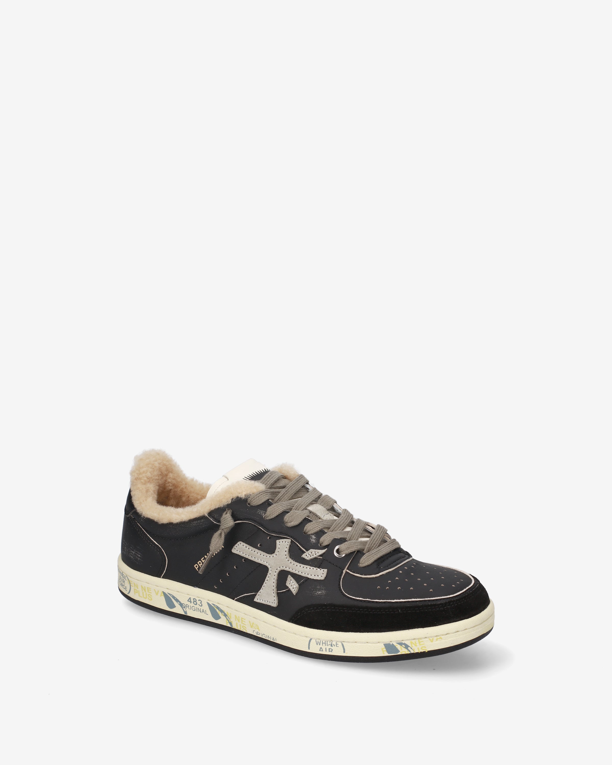 premiata-bskt-clay-6909m-herren-sneaker-black image 4