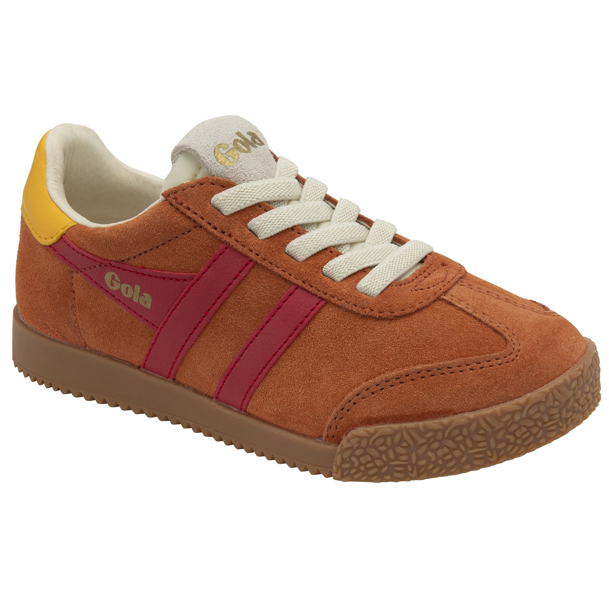 gola-elan-kinder-sneaker-orange-wildleder image 2