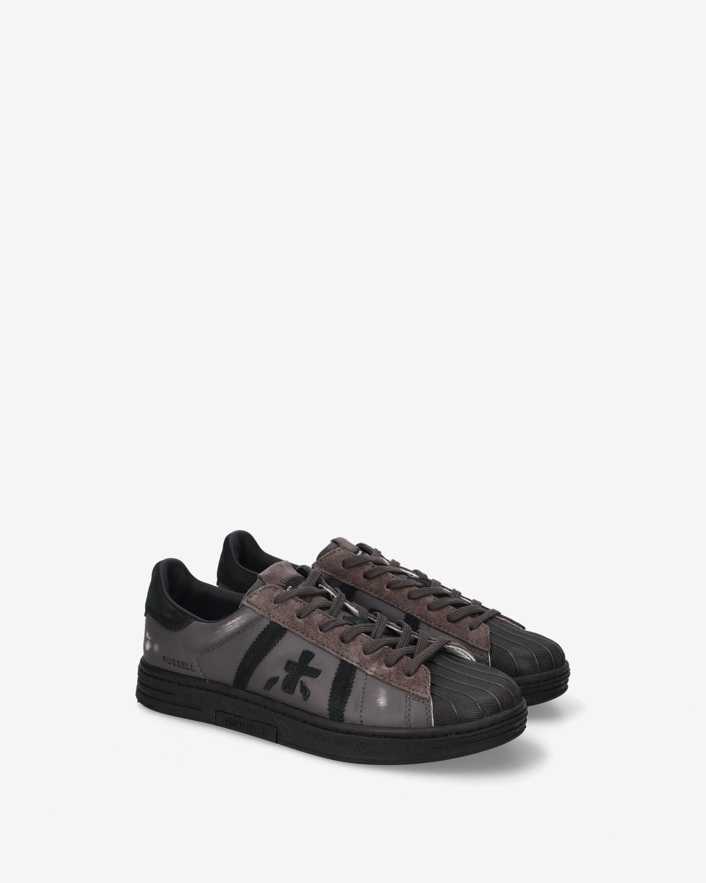 premiata-russell-8555-herren-sneaker-anthrazit-used image 2