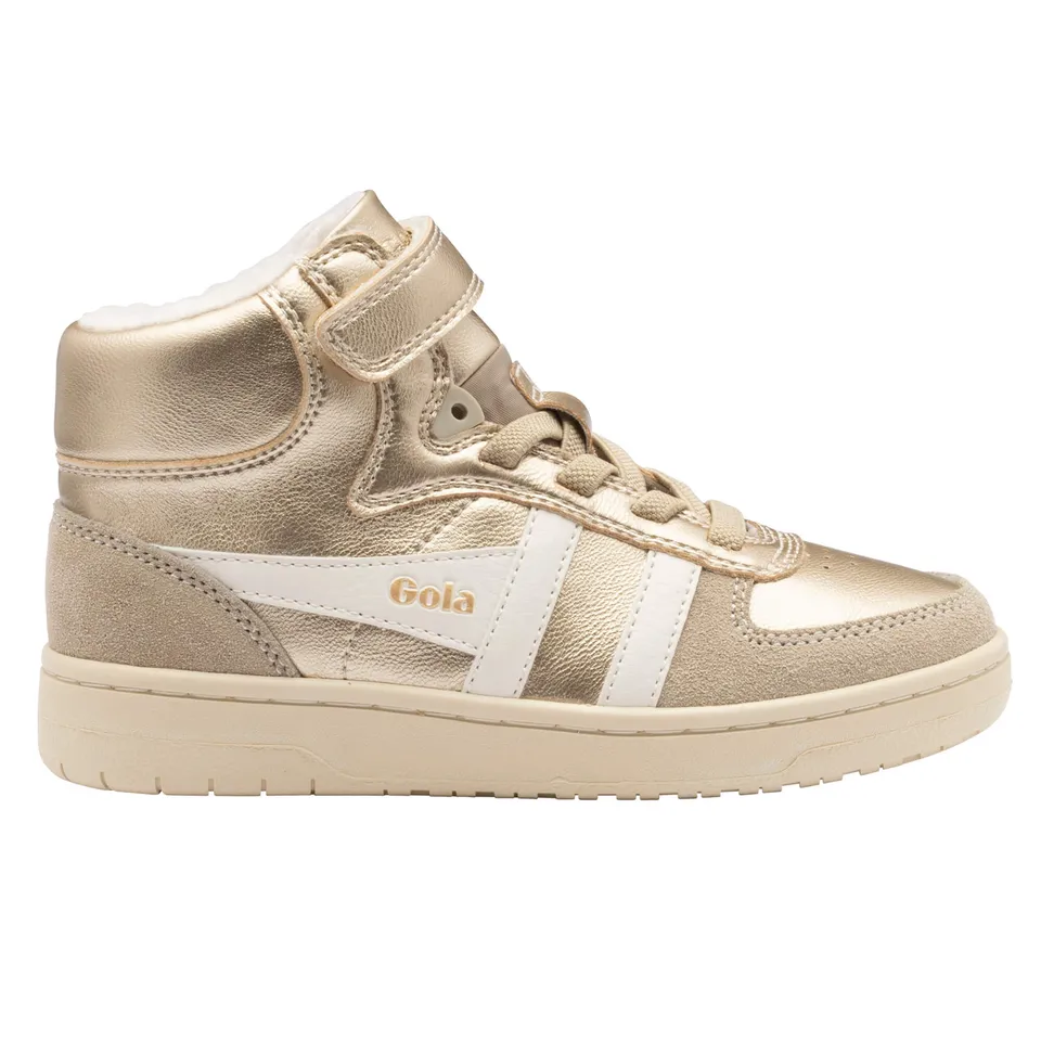 gola-talon-glimmer-kinder-high-top-sneaker-gold-metallic image 1