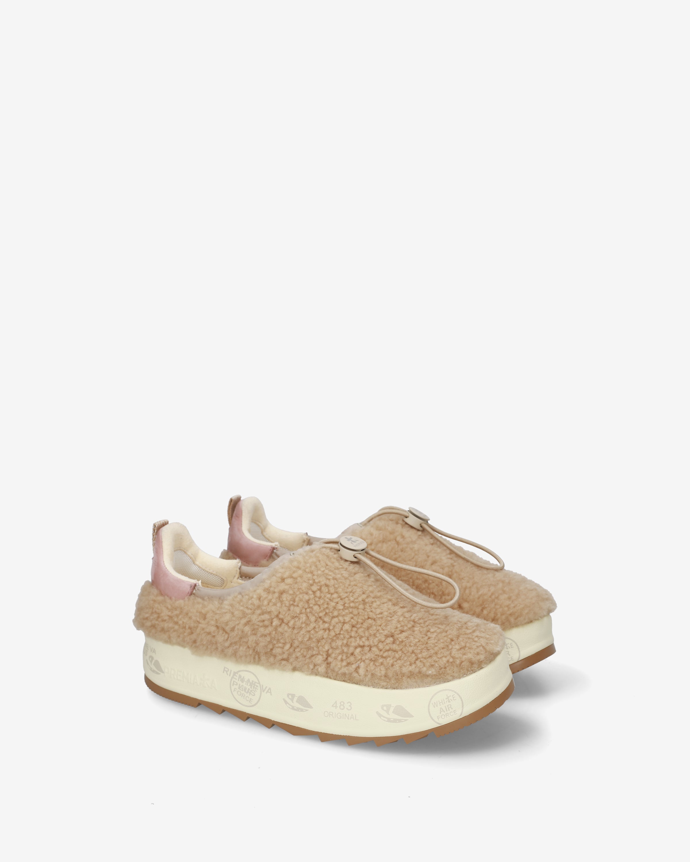 premiata-puffyd-8684-damen-sneaker-beige-montone-mit-kordelzug image 2