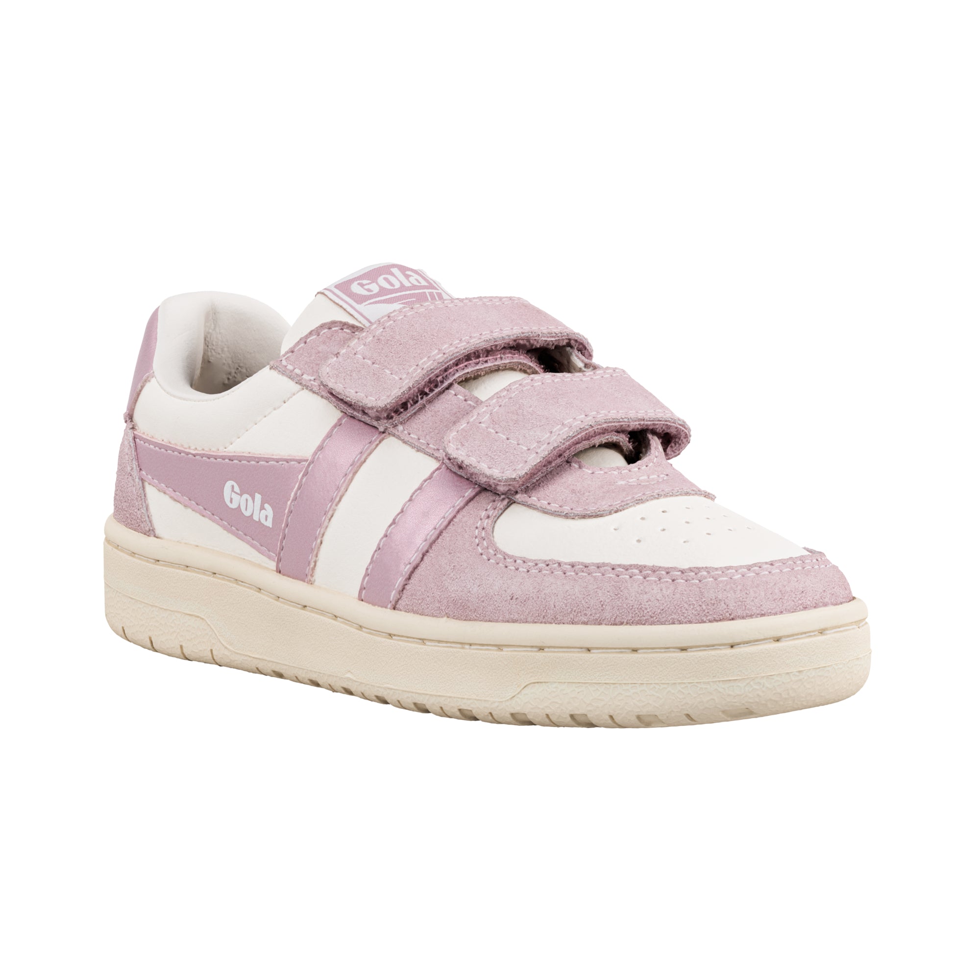 gola-hawk-mirror-strap-kinder-sneaker-off-white-pastellrosa image 2