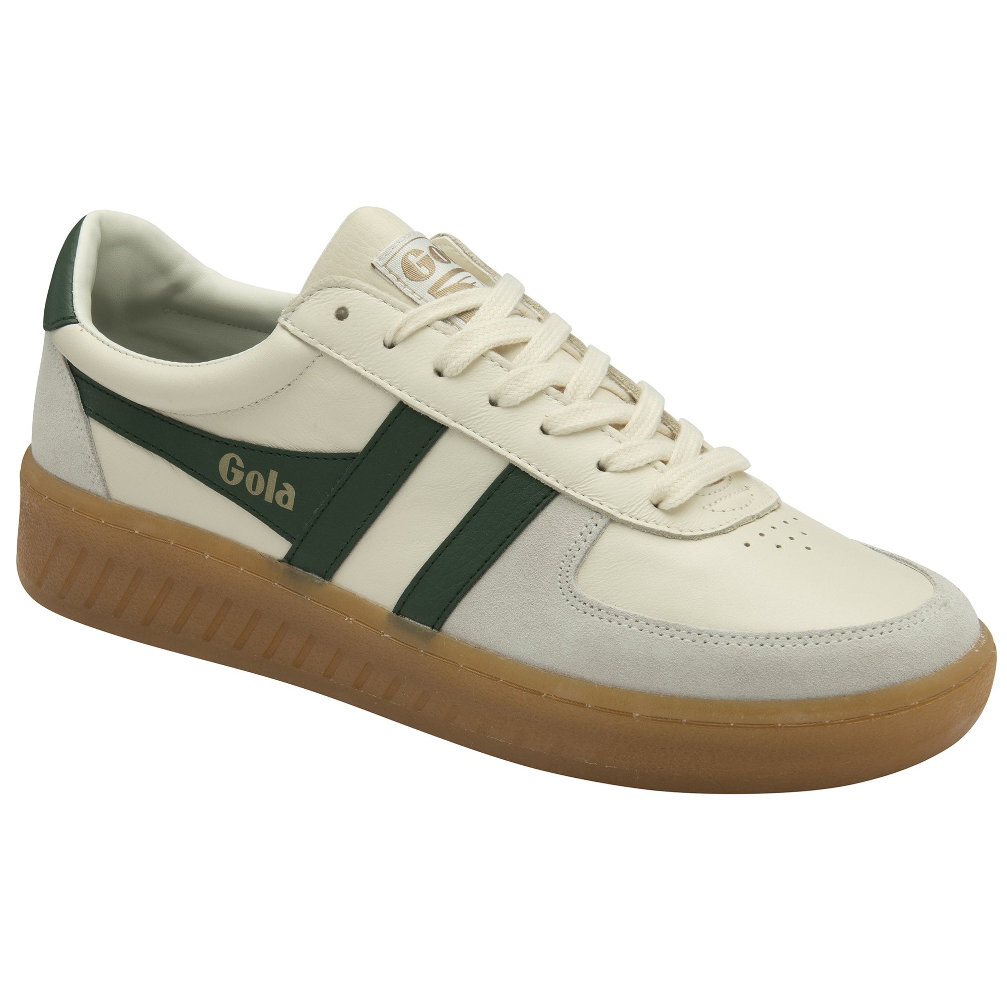 gola-grandslam-elite-herren-sneaker-off-white-dunkelgr-n image 2