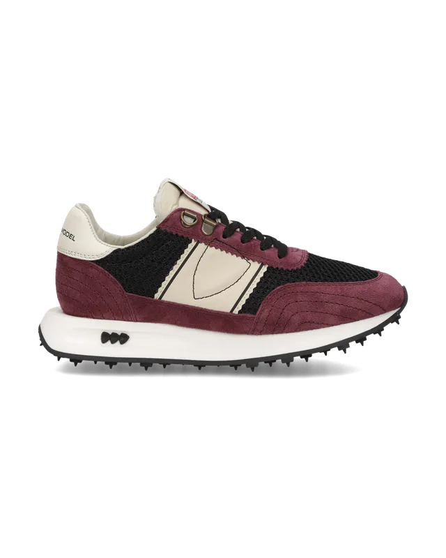 philippe-model-tour-running-sneaker-damen-schwarz-lila image 1