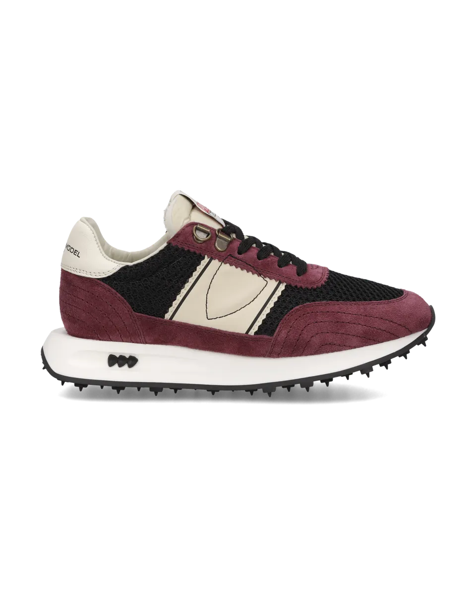 philippe-model-tour-running-sneaker-damen-schwarz-lila image 1