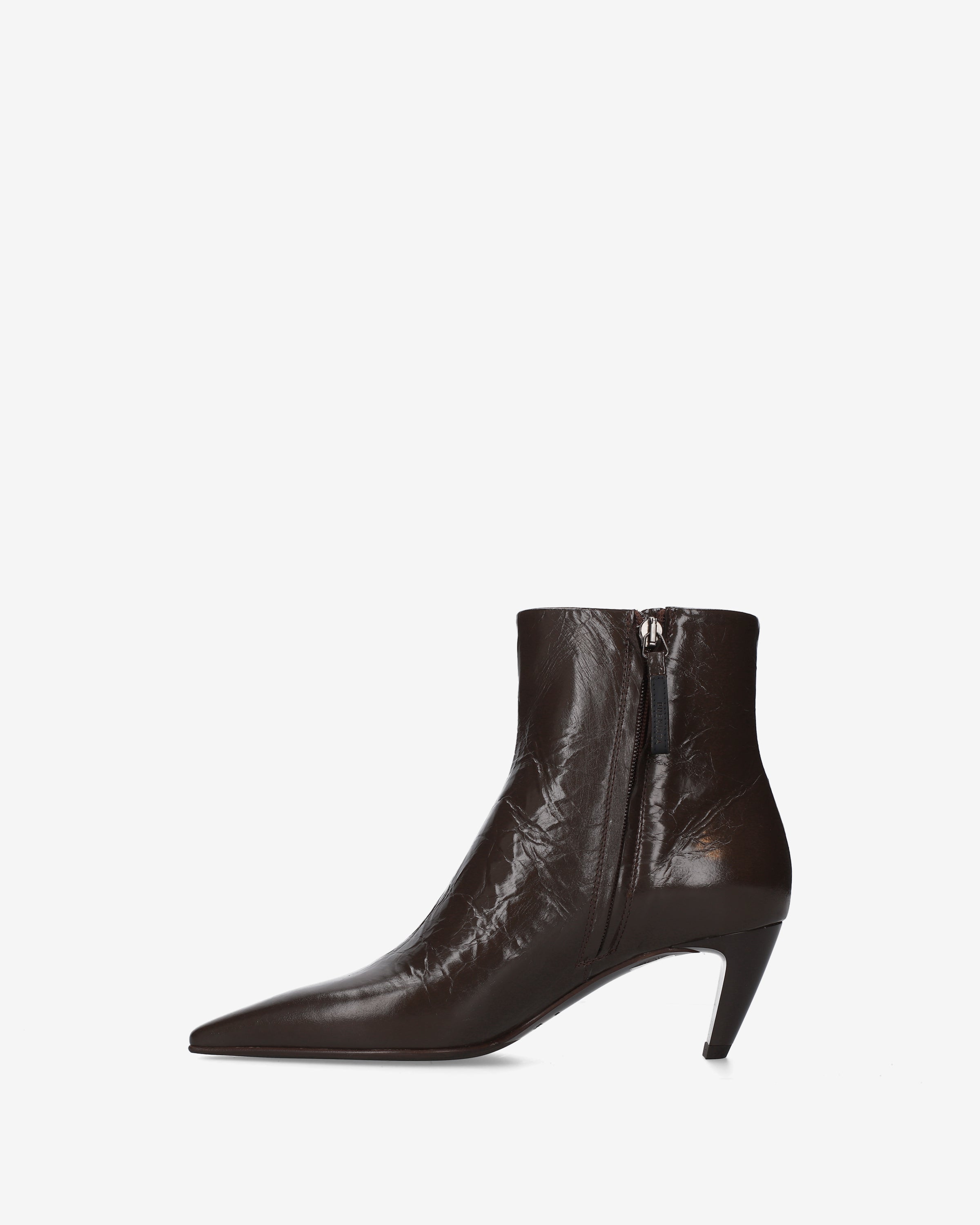 premiata-stivaletti-vernice-marrone-damen-6-cm image 3